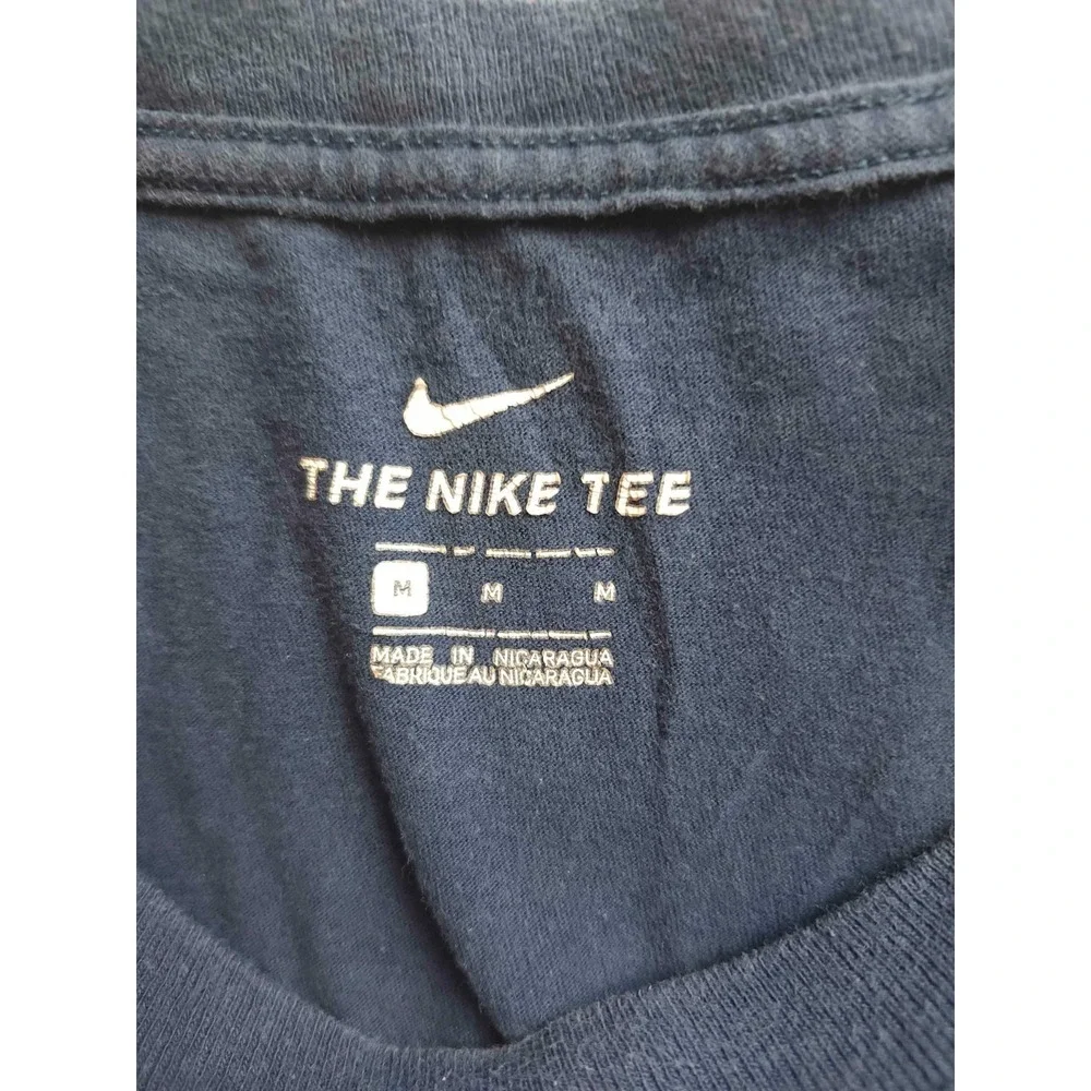 Nike Houston Astros Wordmark Shirt Mens‎ Medium Navy Blue Short Sleeve Swoosh